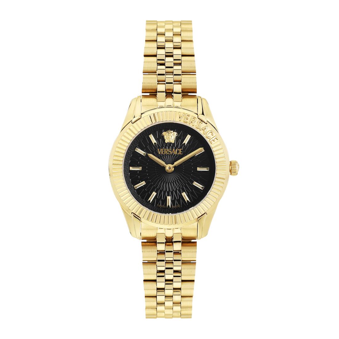 Versace Greca 30 mm Black Dial Women Analog Watch- VE9CA0424