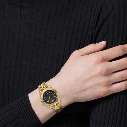 Versace Greca 30 mm Black Dial Women Analog Watch- VE9CA0424
