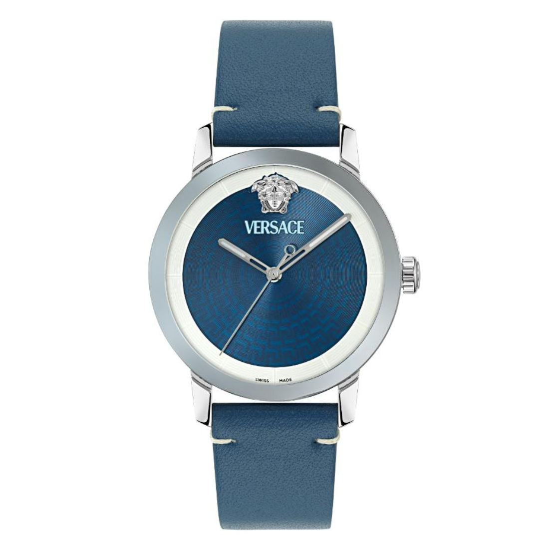 Versace V-HELIX Men 40 x 49,50 mm Blue Dial Analog Watch VE9G00124