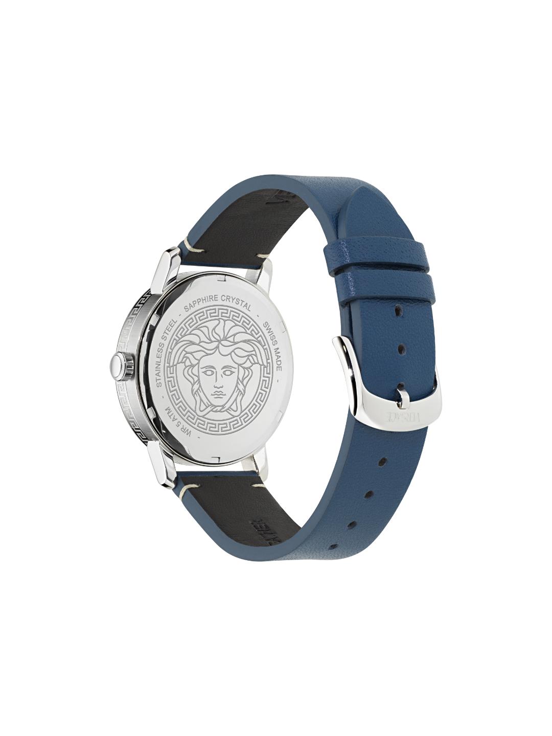 Versace V-HELIX Men 40 x 49,50 mm Blue Dial Analog Watch VE9G00124