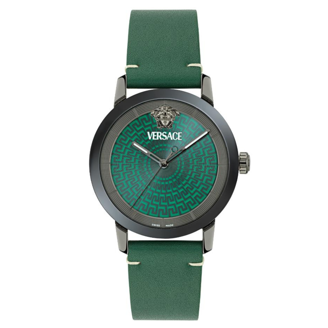 Versace V-HELIX Men 40 x 49,50 mm Green Dial Analog Watch VE9G00224