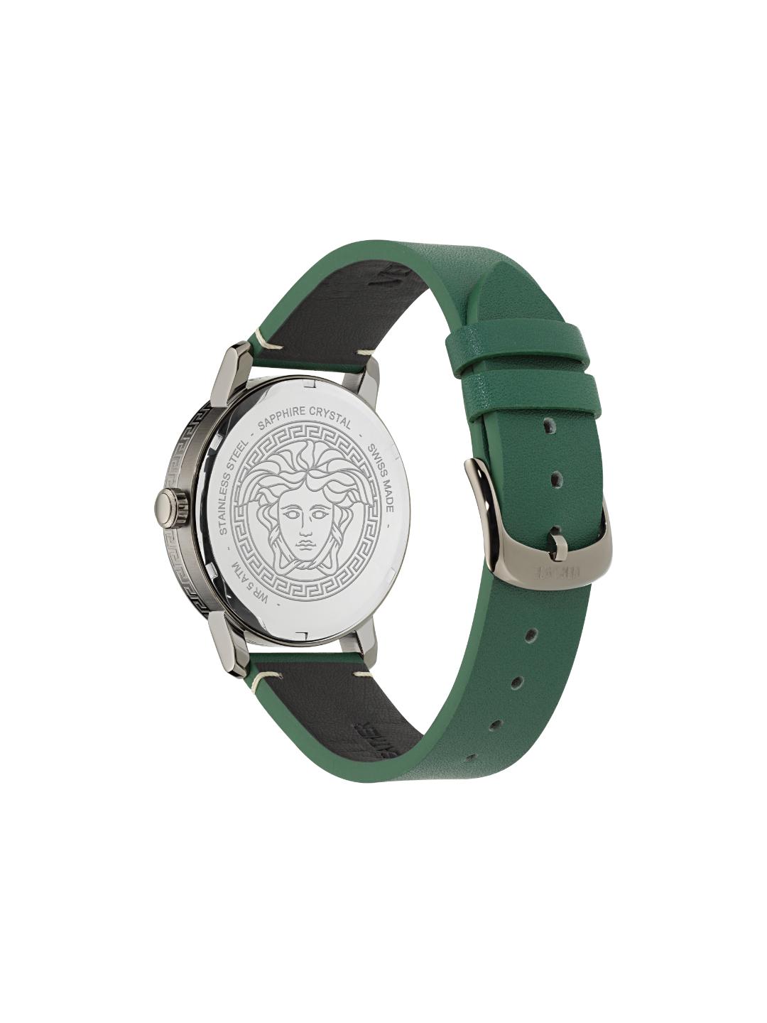 Versace V-HELIX Men 40 x 49,50 mm Green Dial Analog Watch VE9G00224