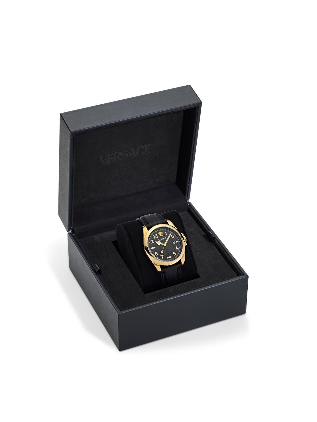 Versace VERSACE ANTEO Men 41 mm Black Dial Analog Watch VE9H00224