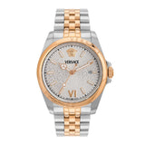 Versace Anteo 41 mm White Silver Dial Men Analog Watch VE9H00824