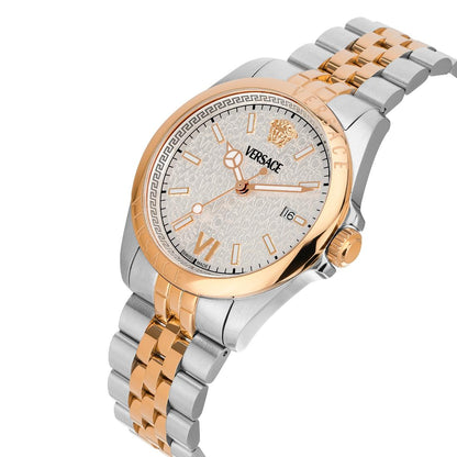 Versace Anteo 41 mm White-Silver Dial Men Analog Watch- VE9H00824