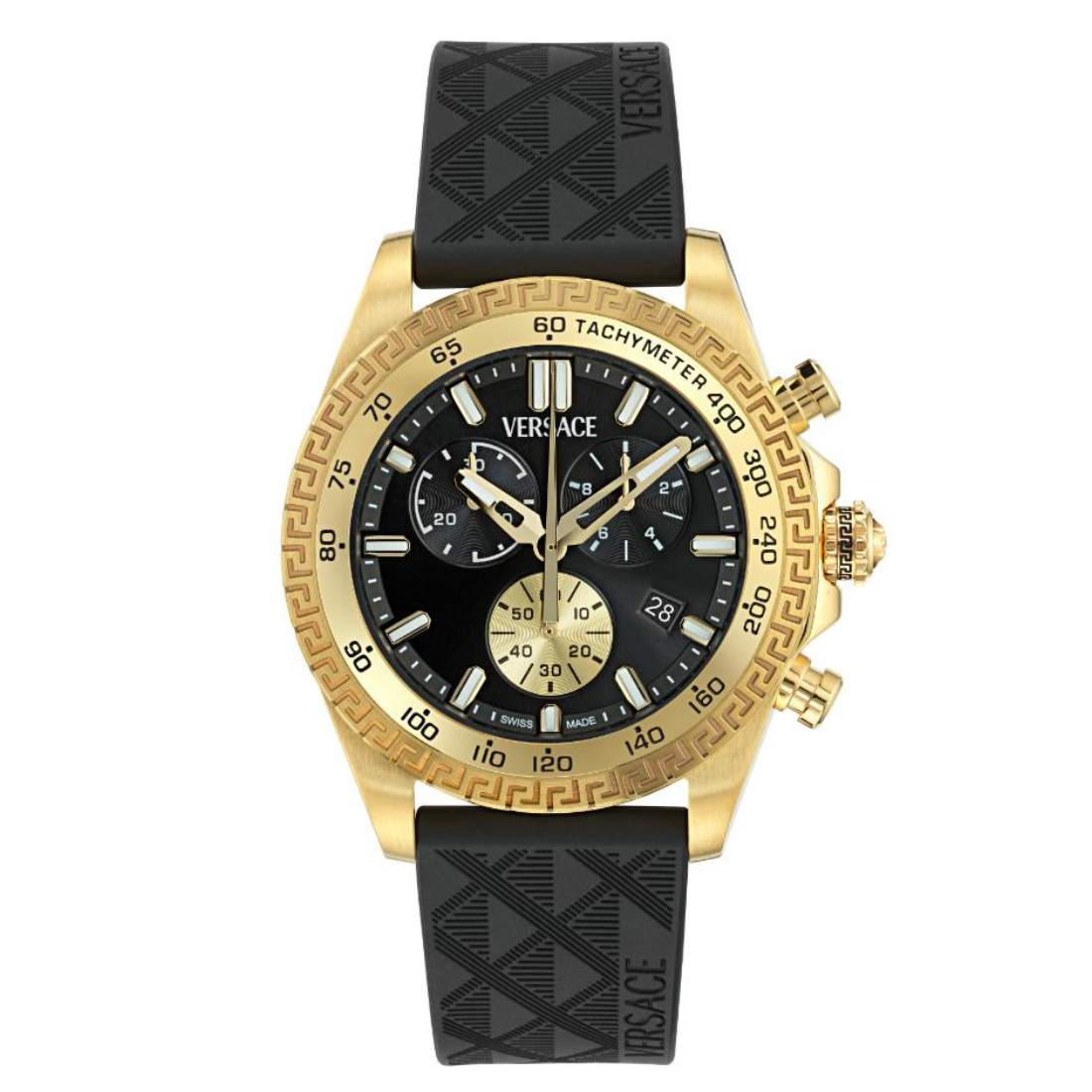 Versace CHRONO X Men 44 mm Black Dial Watch VE9K00224