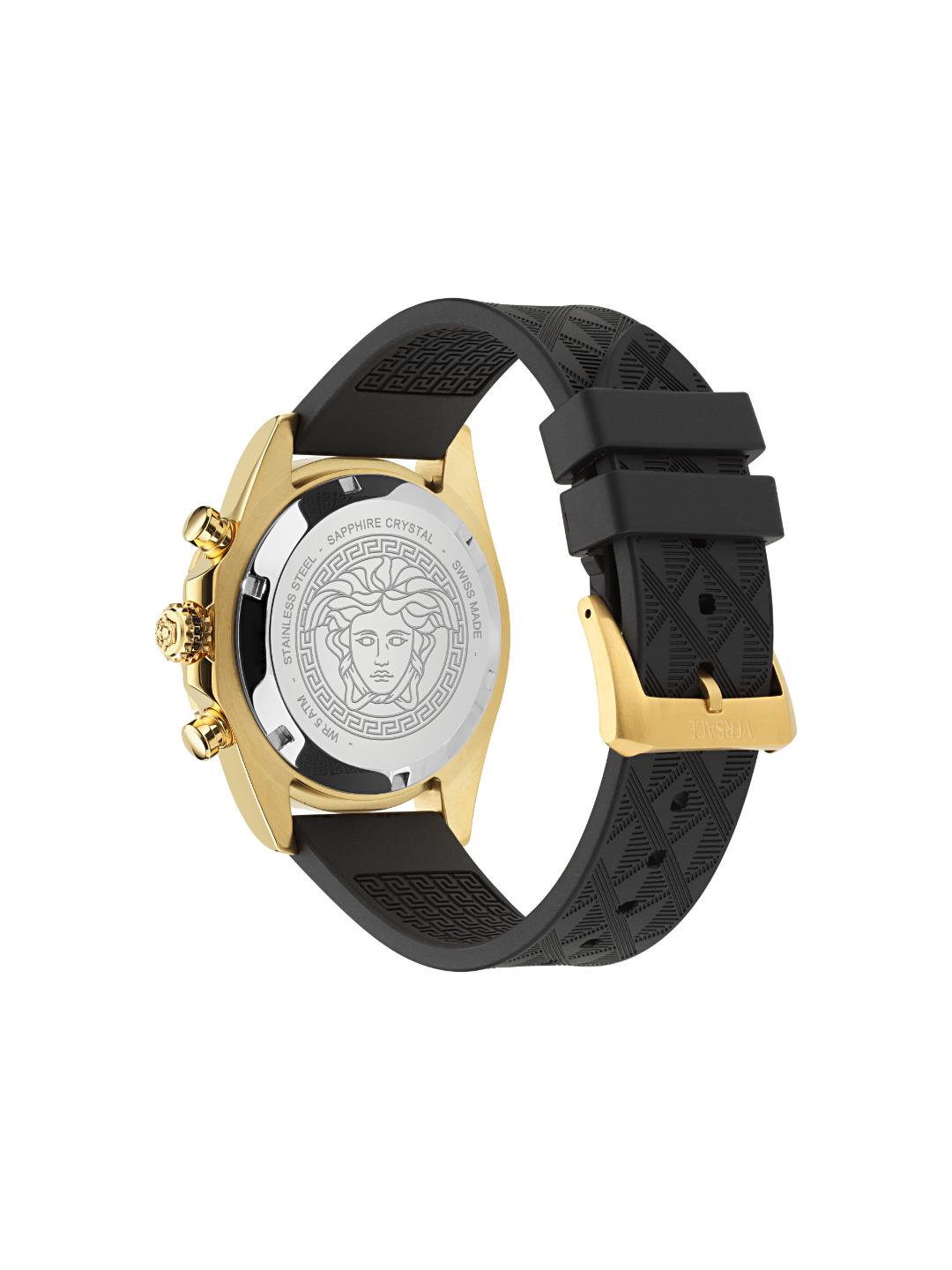 Versace CHRONO X Men 44 mm Black Dial Watch VE9K00224