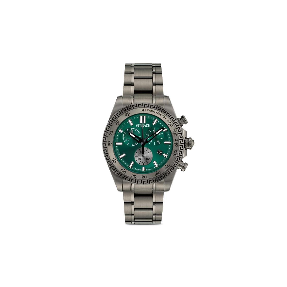 Versace Chrono X 44 mm Size Green Dial Men Analog Watch VE9K00624
