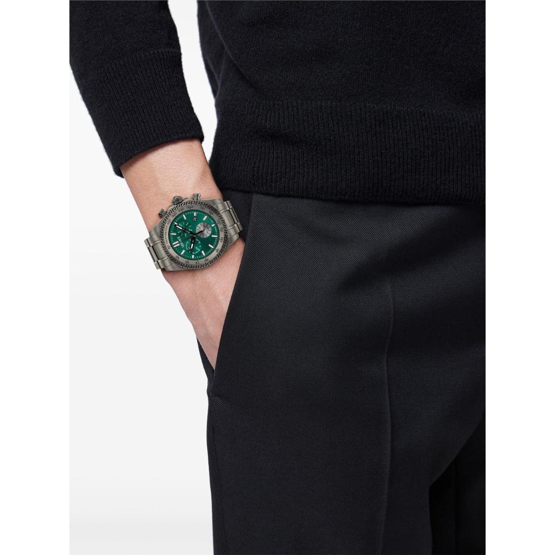 Versace Chrono X 44 mm Size Green Dial Men Analog Watch VE9K00624