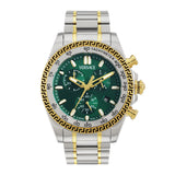 Versace Chrono X 44 mm Green Dial Men Chrono Watch VE9K01024