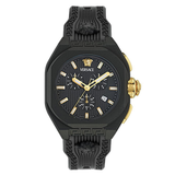Versace V-LEGEND Men 44 mm Black Dial Chrono Watch VE9L00124