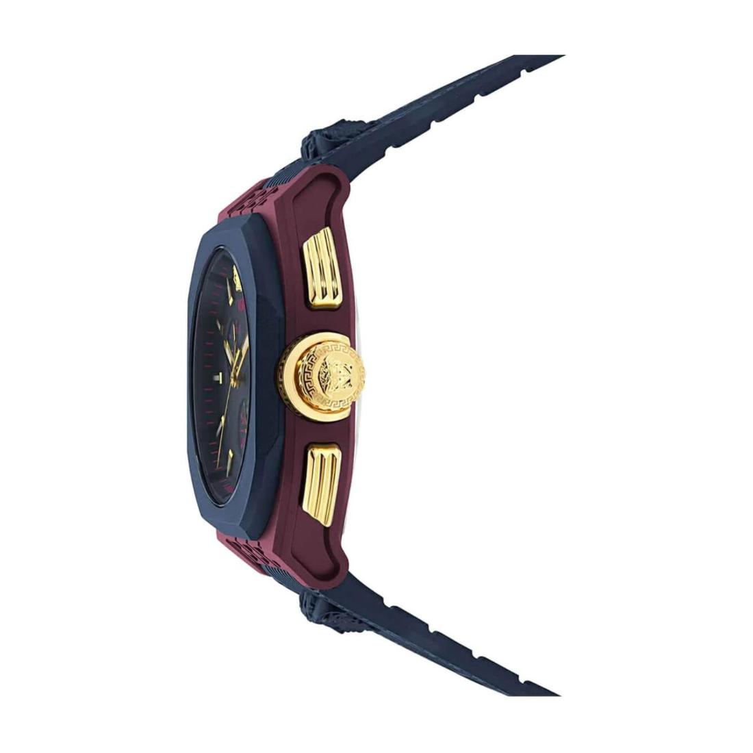 Versace V Legend Chrono 44x52 mm Blue Dial Unisex Watch VE9L00525