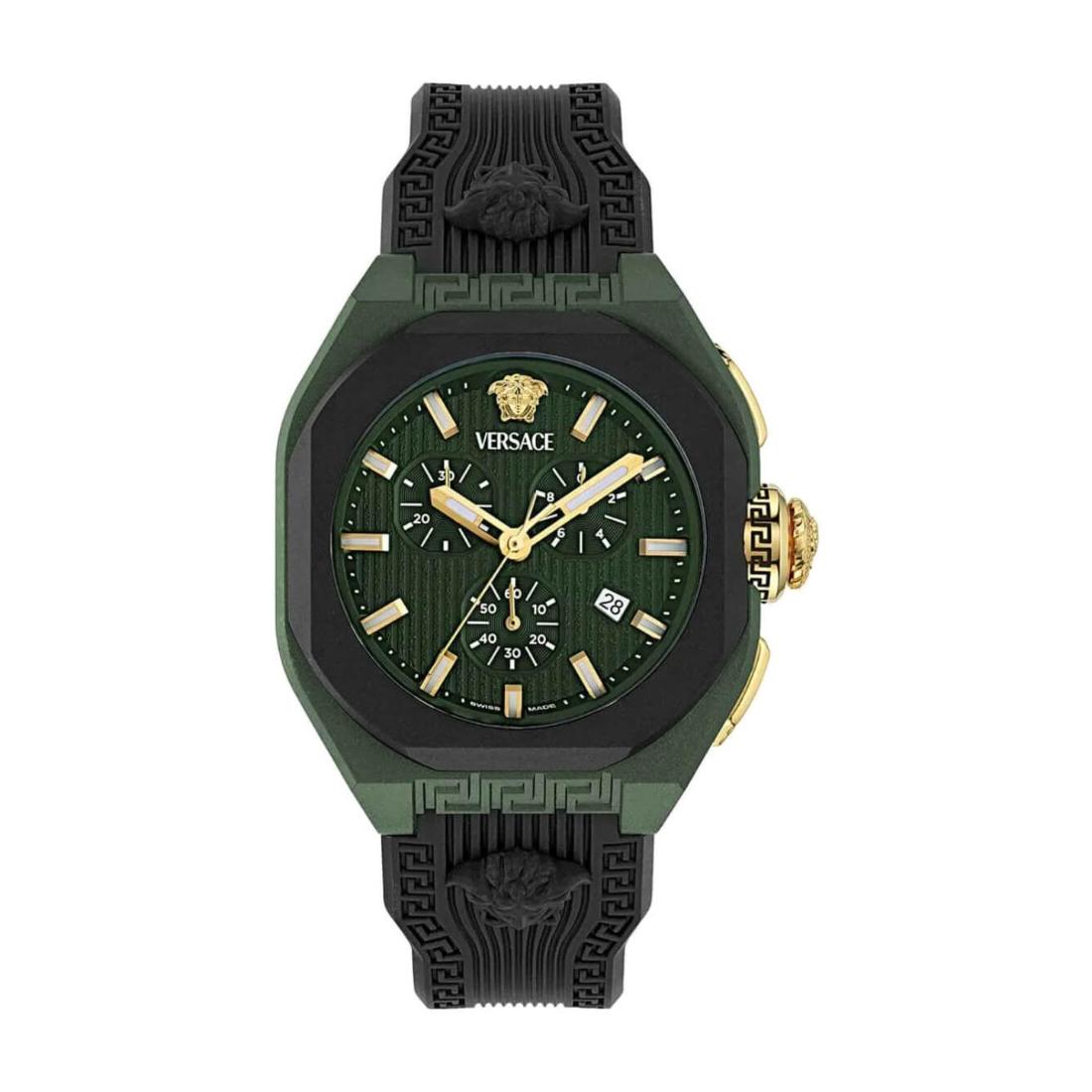 Versace V Legend Chrono 44x52 mm Green Dial Unisex Watch VE9L00625