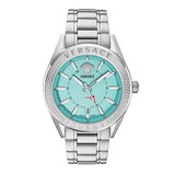 Versace V Code Gmt.Scpecial 42 mm Turquoise Dial Men Analog Watch VEAFA0324