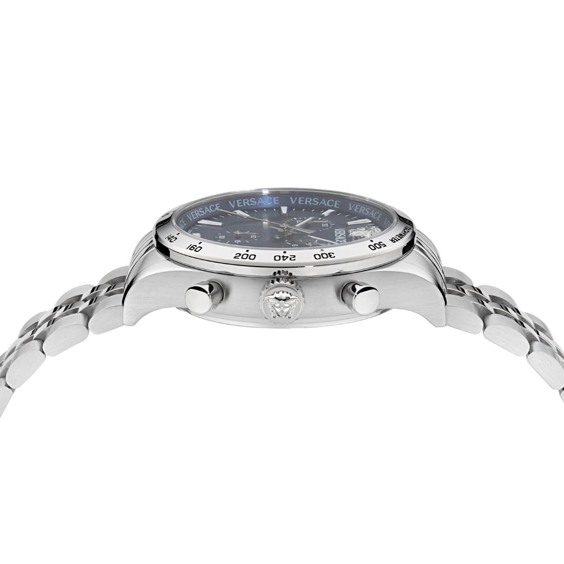 Versace Helleny.Chrono 39 mm Blue Dial Men Watch VECFA0124