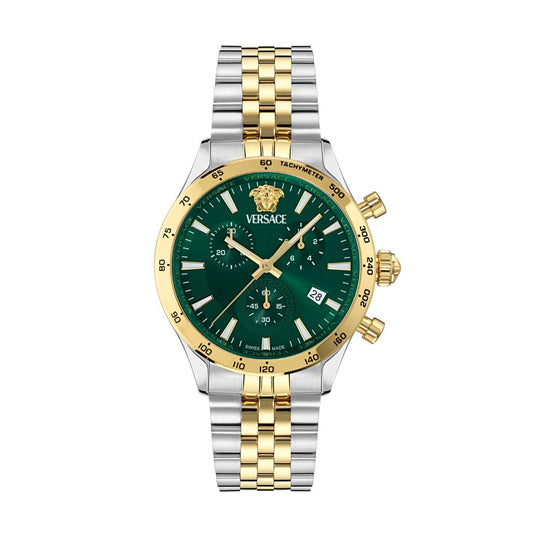 Versace Helleny.Chrono 39 mm Green Dial Men Watch- VECFA0224