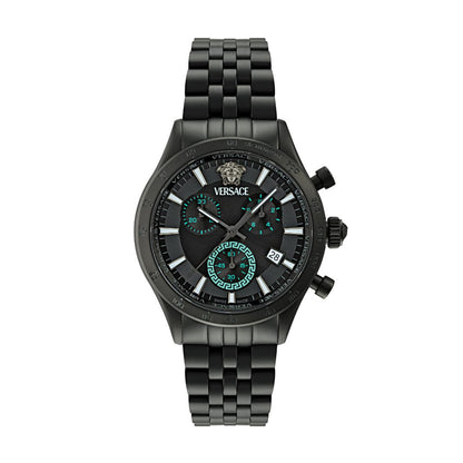 Versace Helleny.Chrono 40 mm Black Dial Men Watch- VECFA0624