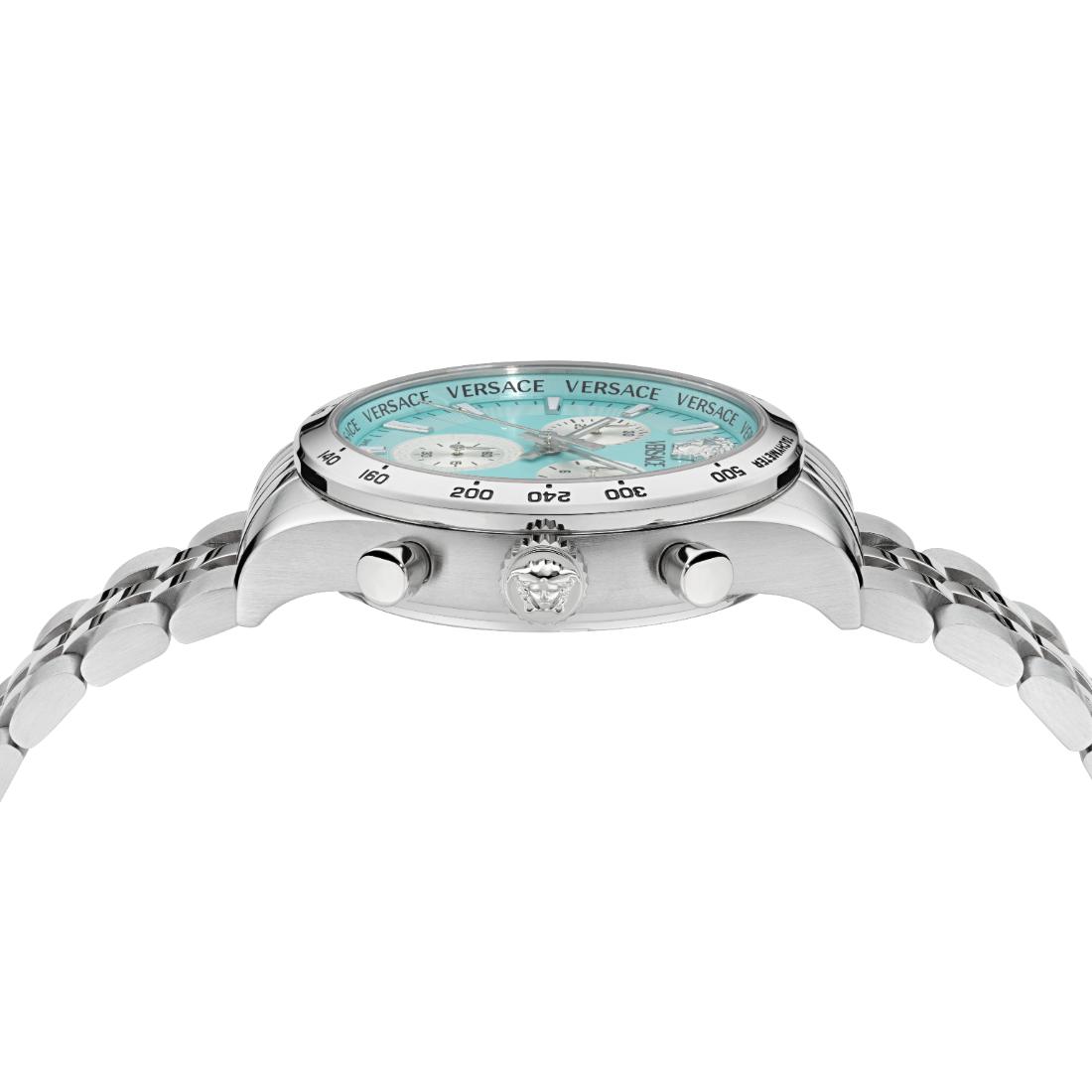 Versace Helleny.Chrono 40 mm Light Blue Dial Men Watch VECFA0724