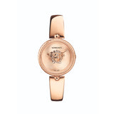 Versace Palazzo 34 mm Rose Gold Dial Women Analog Watch VECQ00718