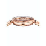 Versace Palazzo 34 mm Rose Gold Dial Women Analog Watch VECQ00718