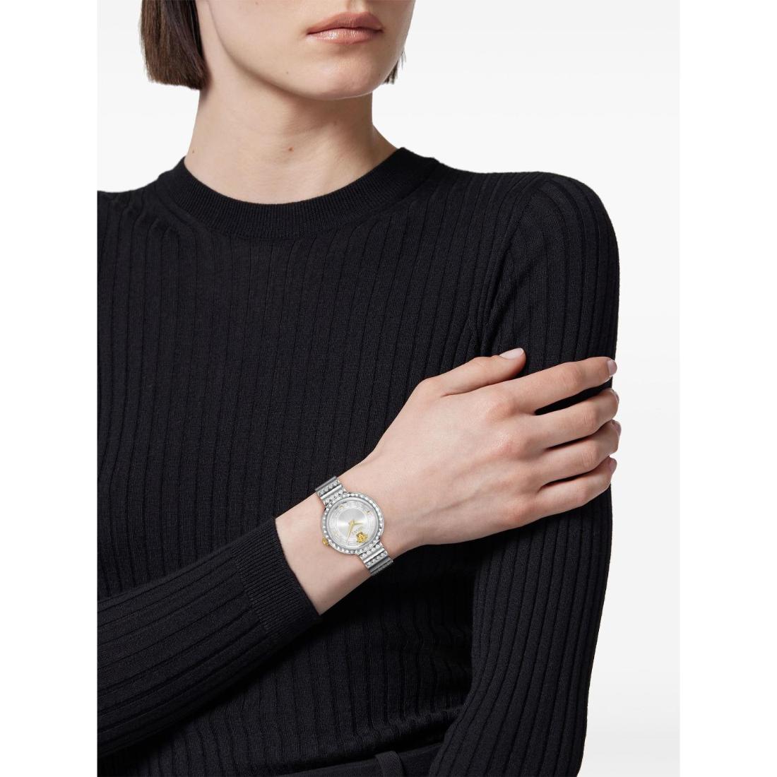 Versace Newness 28 mm Size Silver Dial Women Analog Watch VEDFA0124