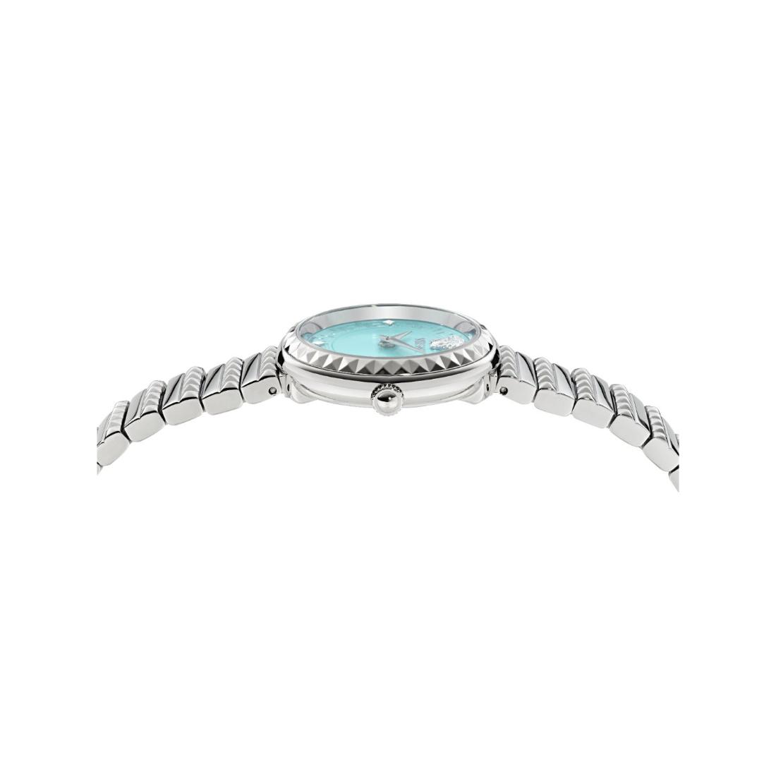 Versace Newness 28 mm Size Sky Blue Dial Women Analog Watch VEDFA0224