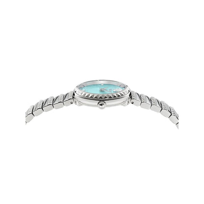 Versace Newness 28 mm Size Sky Blue Dial Women Analog Watch - VEDFA0224