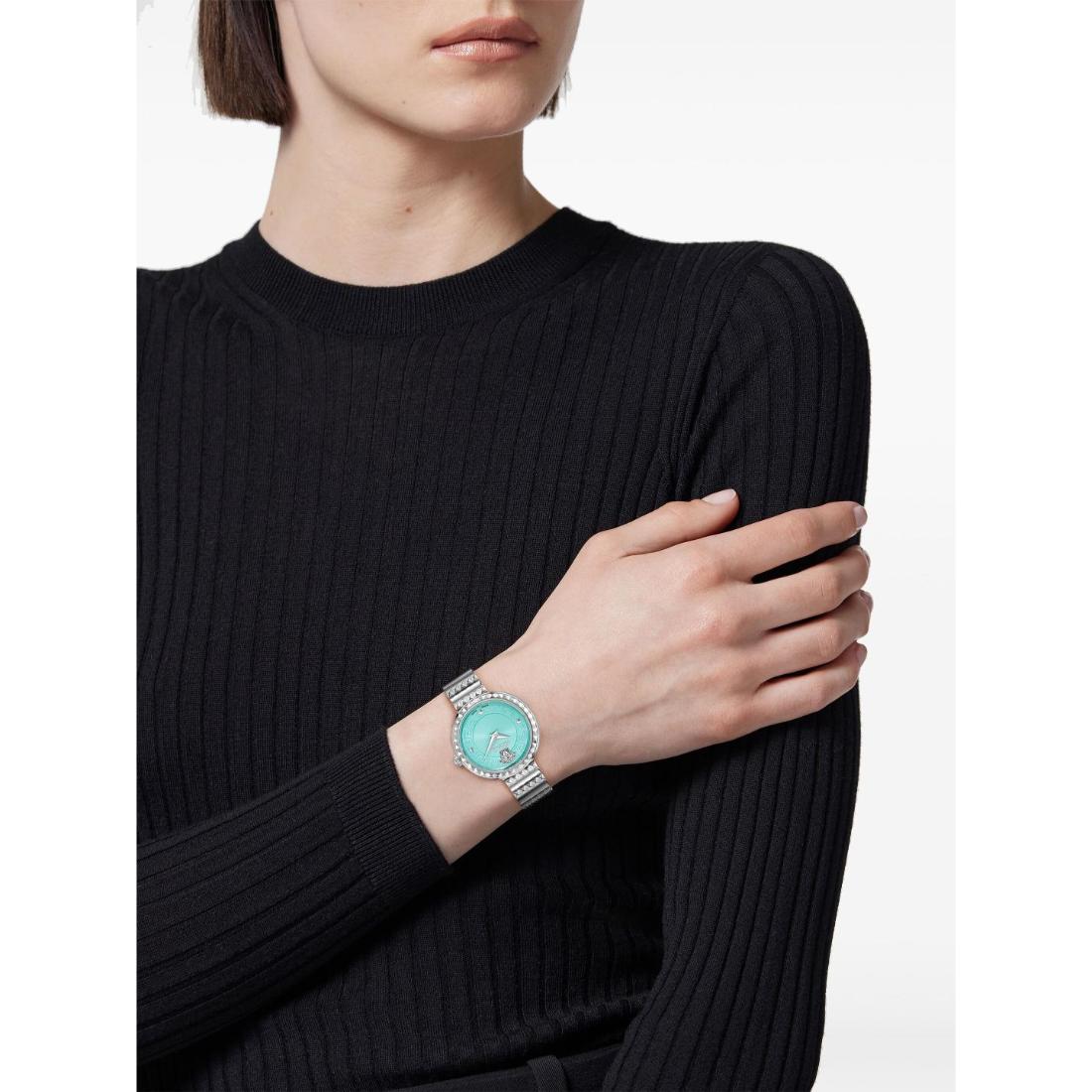 Versace Newness 28 mm Size Sky Blue Dial Women Analog Watch VEDFA0224
