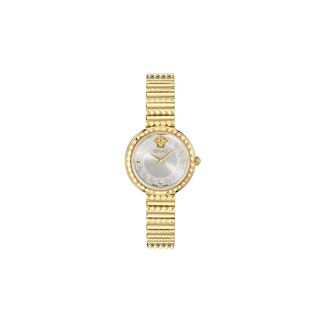 Versace Newness 28 mm Size Silver Dial Women Analog Watch VEDFA0324