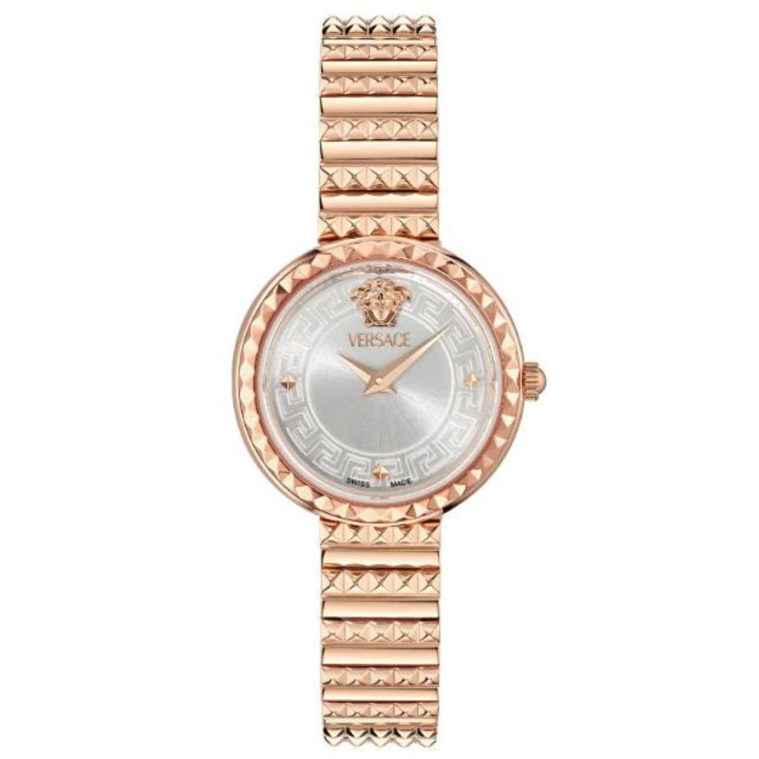 Versace Newness 28 mm Size Silver Dial Women Analog Watch VEDFA0424