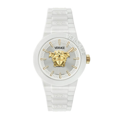 Versace V-Pop.Special 43 mm White Dial Men Analog Watch- VEEFA0324