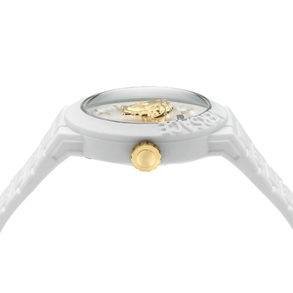 Versace V-Pop.Special 43 mm White Dial Men Analog Watch- VEEFA0324