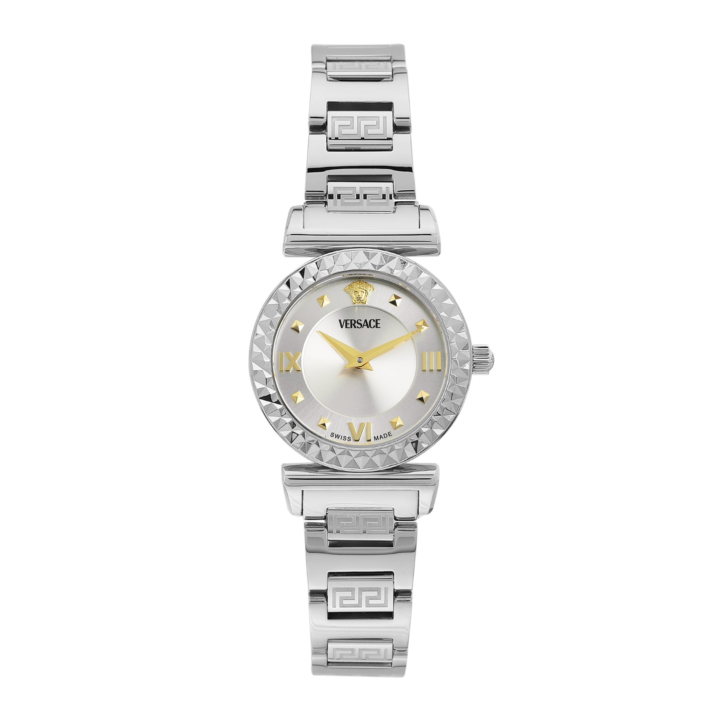 Versace Mini Vanity Rest. 27 mm Silver Dial Women Analog Watch- VEGFA0325