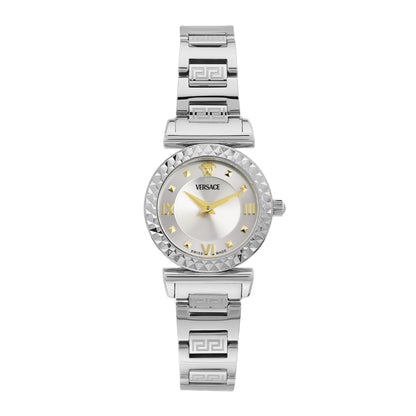 Versace Mini Vanity Rest. 27 mm Silver Dial Women Analog Watch- VEGFA0325