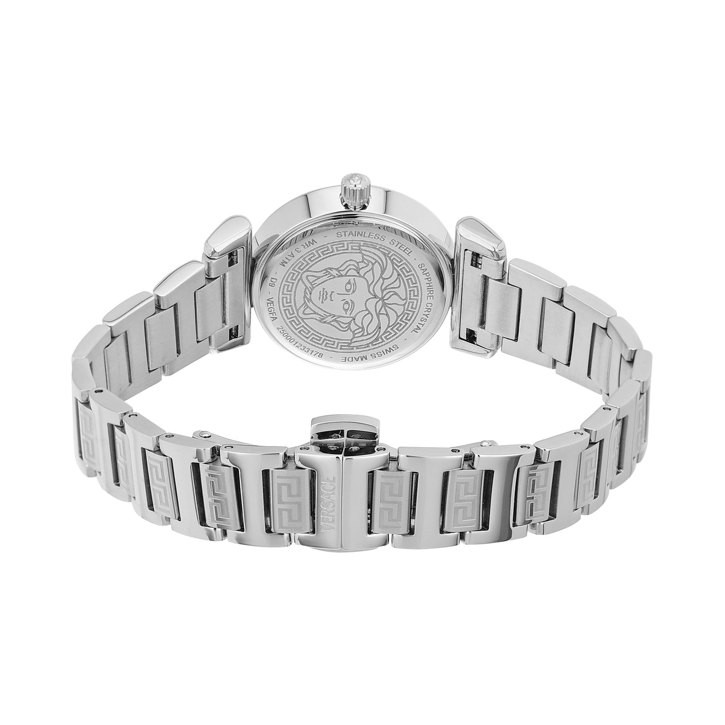 Versace Mini Vanity Rest. 27 mm Silver Dial Women Analog Watch- VEGFA0325