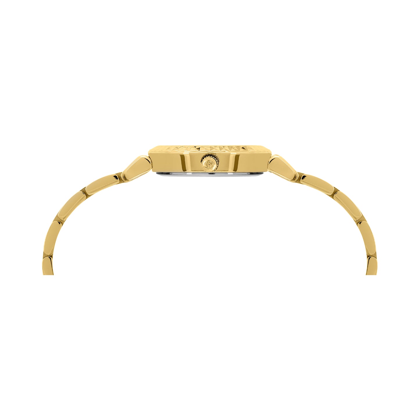 Versace Mini Vanity Rest.27 mm Gold Dial Women Analog Watch- VEGFA0725