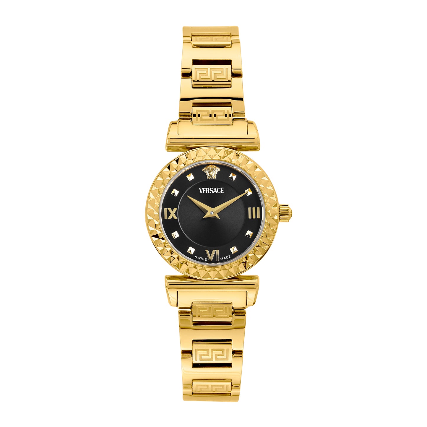 Versace Mini Vanity Rest. 27 mm Black Dial Women Analog Watch- VEGFA0825