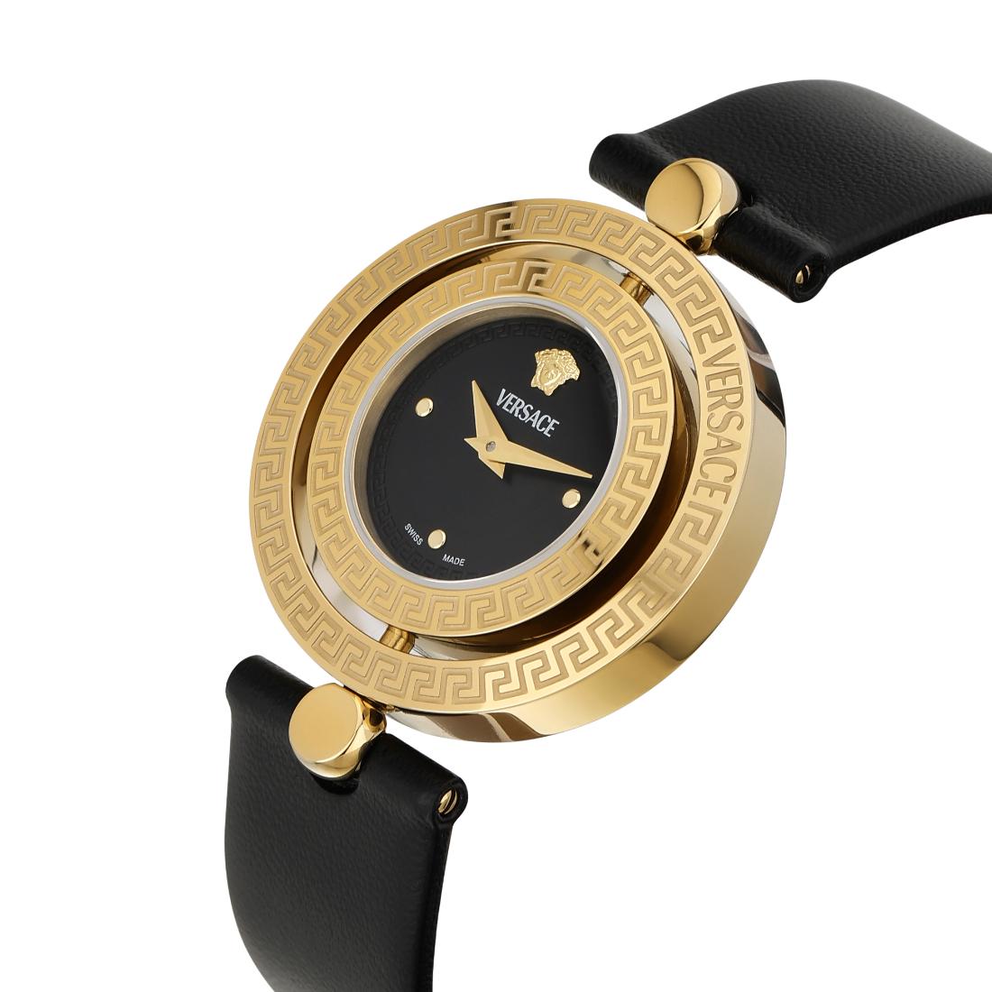 Versace Vehfa Eon Restyling 33.6 mm Black Dial Women Analog Watch VEHFA0225