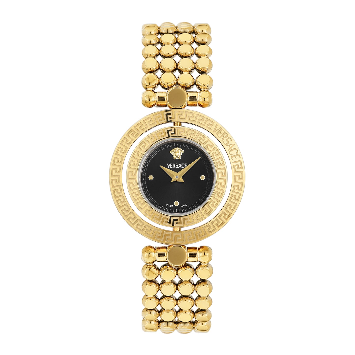 Versace Eon Restyling 33.6 mm Black Dial Women Analog Watch- VEHFA0725