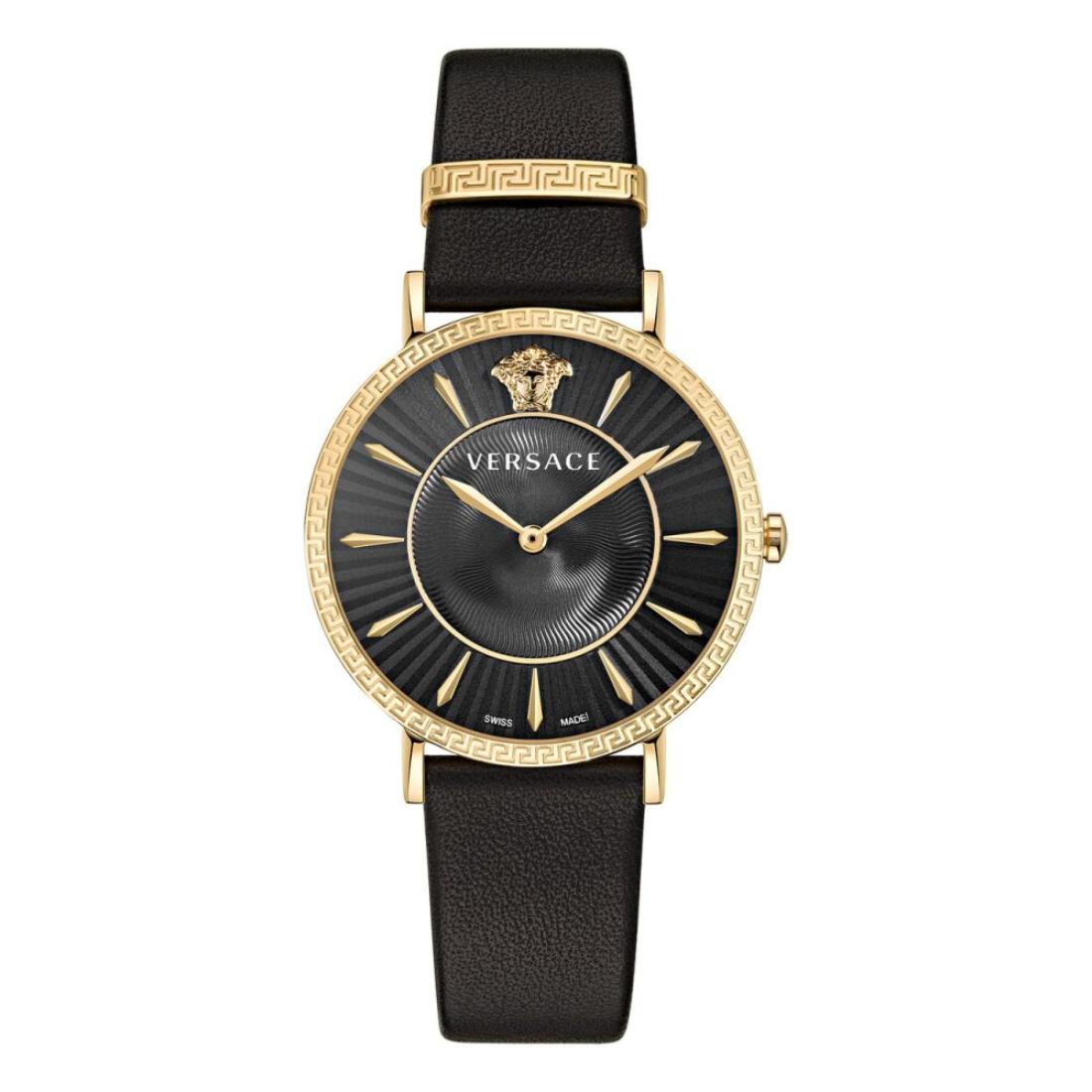 Versace Women 38 mm Size Black Dial Analog Watch VEJL00222