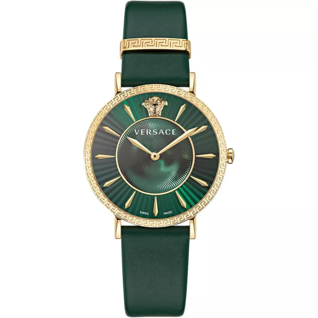 Versace Women 38 mm Size Green Dial Analog Watch- VEJL00322