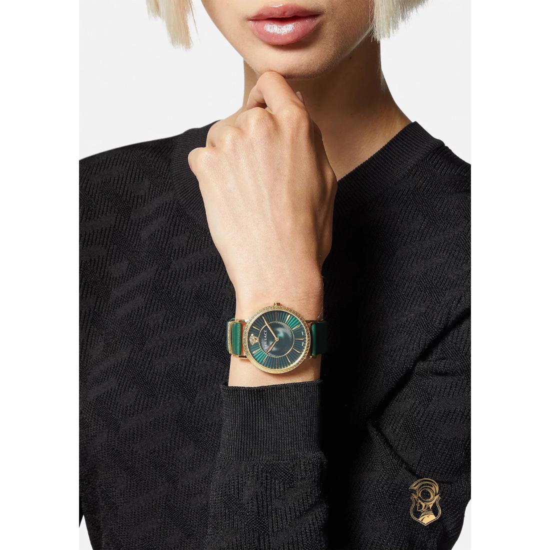 Versace Women 38 mm Size Green Dial Analog Watch VEJL00322