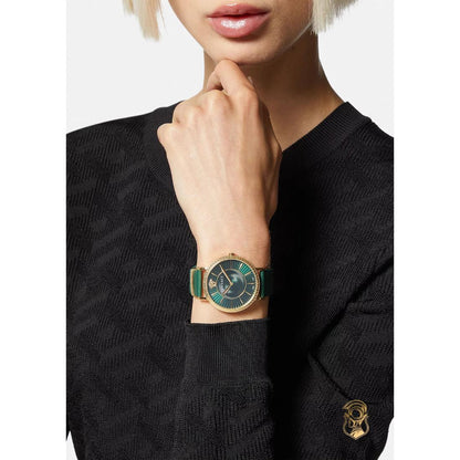 Versace Women 38 mm Size Green Dial Analog Watch- VEJL00322