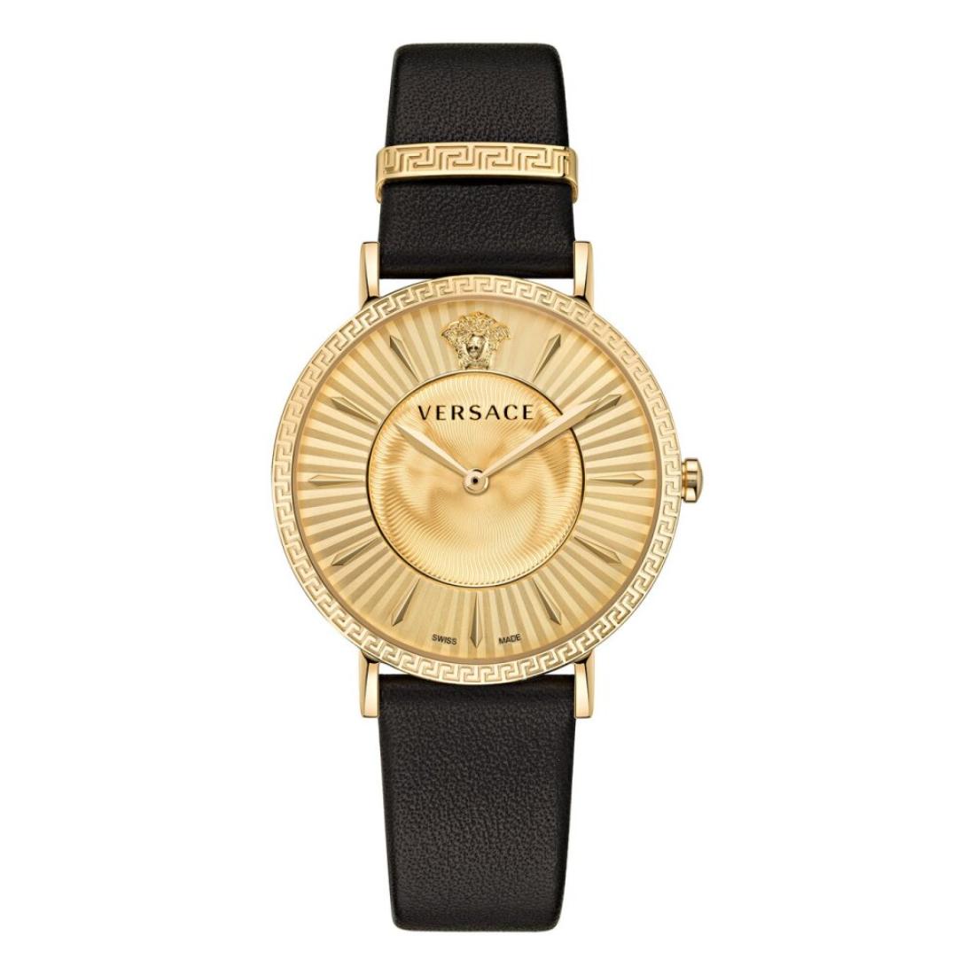 Versace Women 38 mm Size Gold Dial Analog Watch VEJL00422