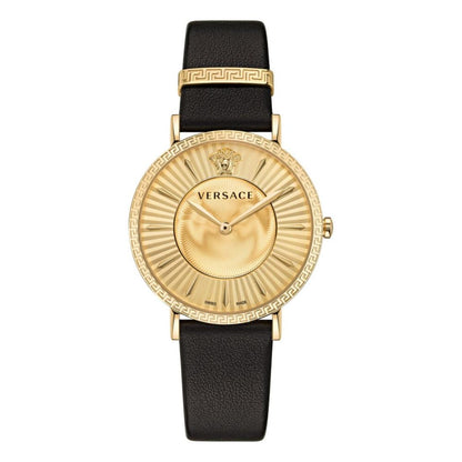 Versace Women 38 mm Size Gold Dial Analog Watch- VEJL00422