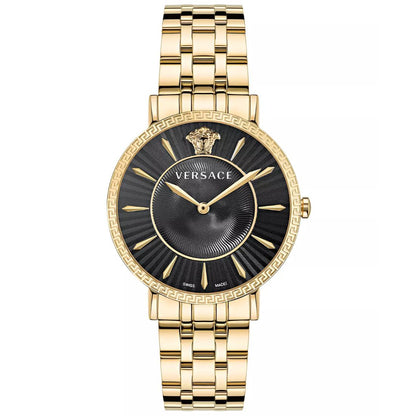 Versace Women 38 mm Size Black Dial Analog Watch- VEJL00722