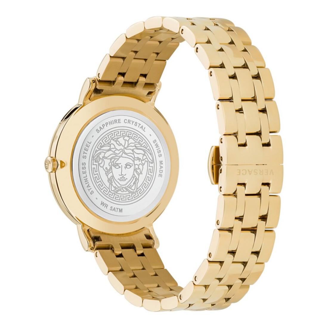 Versace Women 38 mm Size Gold Dial Analog Watch VEJL00822