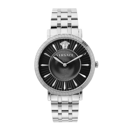 Versace V-Eternal 38 mm Black Dial Women Analog Watch- VEJL00924