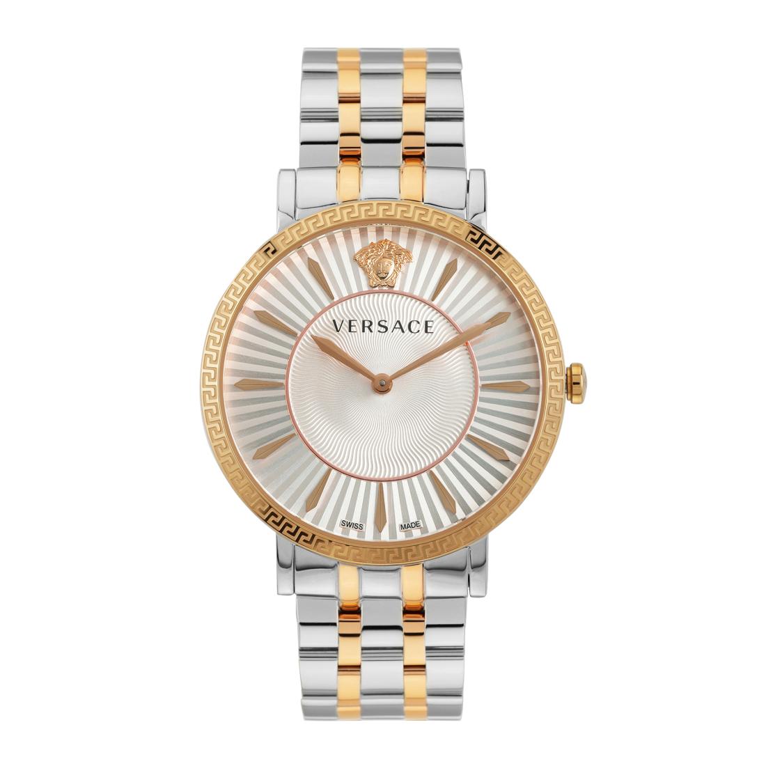 Versace V-Eternal 38 mm Silver Dial Women Analog Watch- VEJL01024