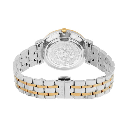 Versace V-Eternal 38 mm Silver Dial Women Analog Watch- VEJL01024